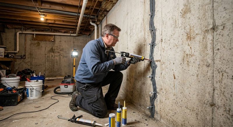 Basement Crack Repair in Toccoa, GA