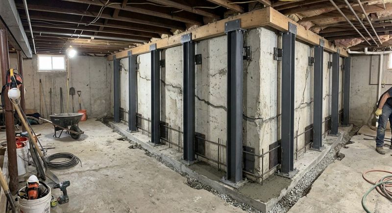 Basement Stabilization in Toccoa, GA