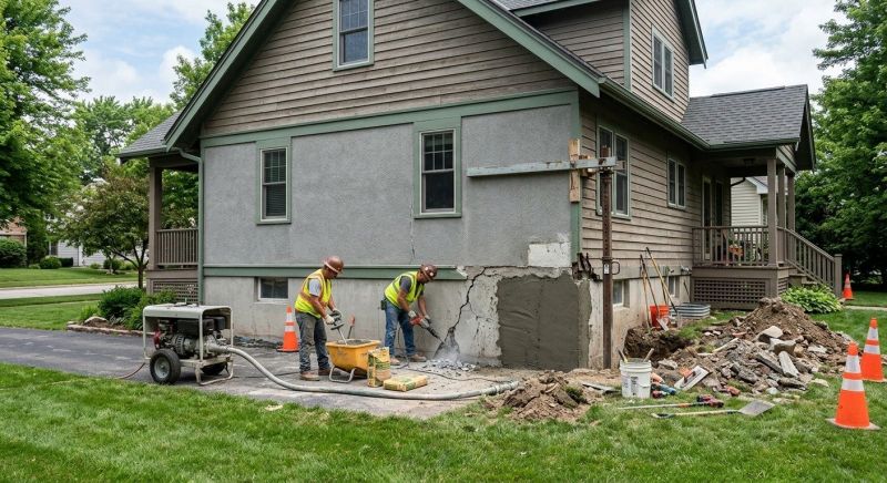 Building Foundation Repair in Fair Play, SC