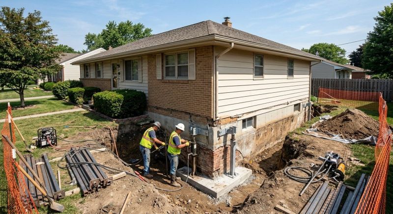 Building Foundation Repair in Lula, GA