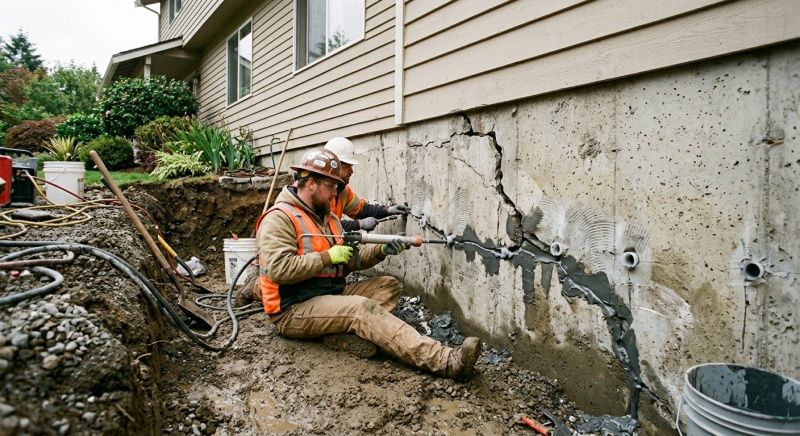 Cracked Foundation Repair in Clayton, GA