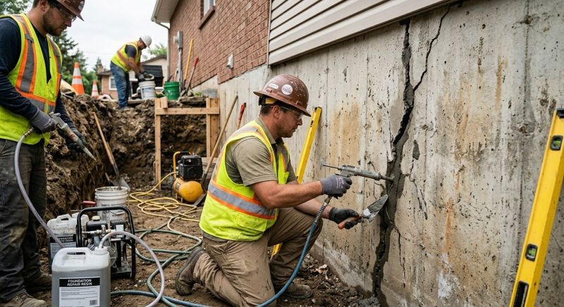Cracked Foundation Repair in Lula, GA