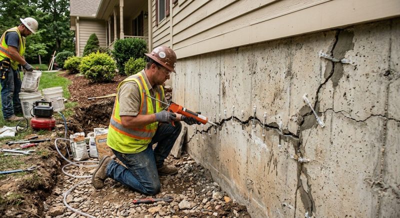 Cracked Foundation Repair in Tiger, GA