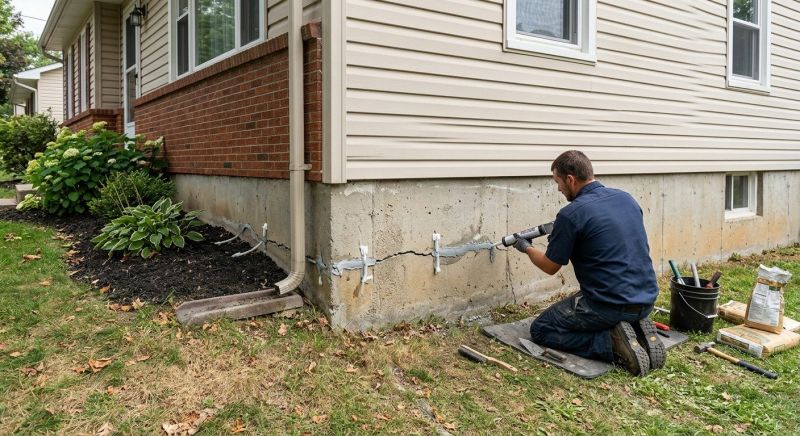 Cracked Foundation Repair in Walhalla, SC