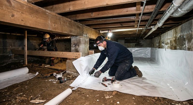Crawl Space Leveling in Toccoa, GA