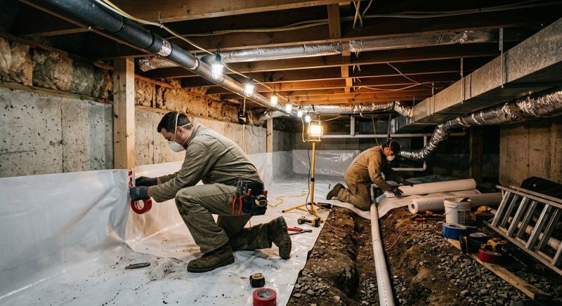 Crawl Space Leveling in Toccoa, GA