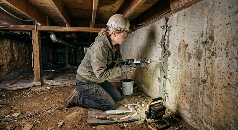 Crawlspace Foundation Repair in Seneca, SC