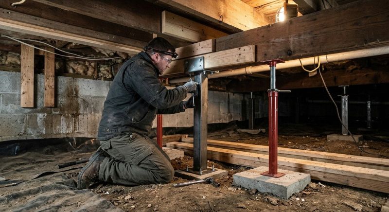 Crawlspace Structural Repair in Toccoa, GA