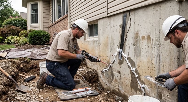 Foundation Crack Sealing in Toccoa, GA
