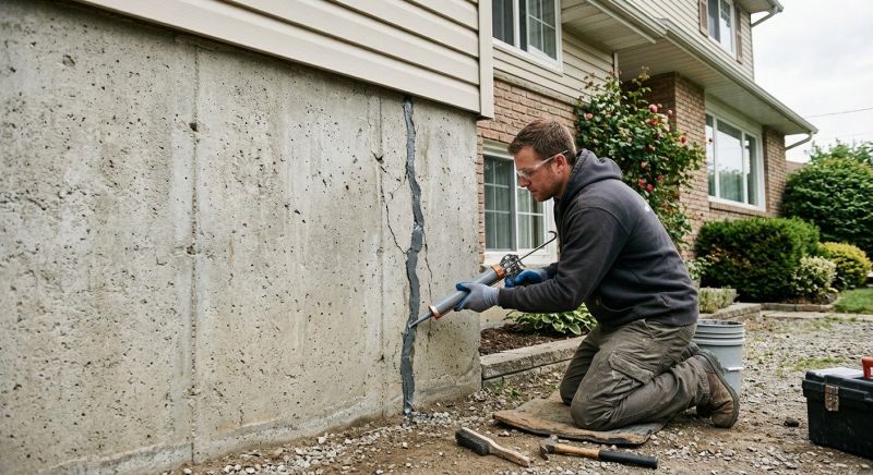 Foundation Crack Sealing in Toccoa, GA