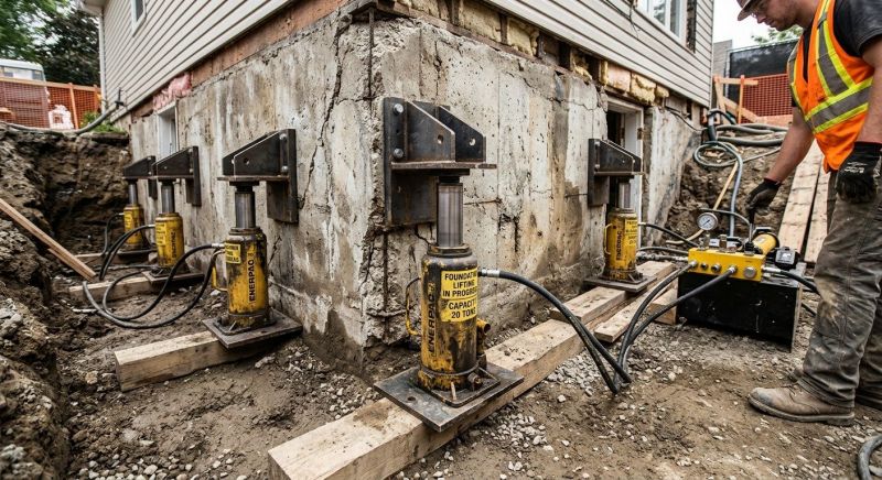 Foundation Jacking in Franklin County, GA