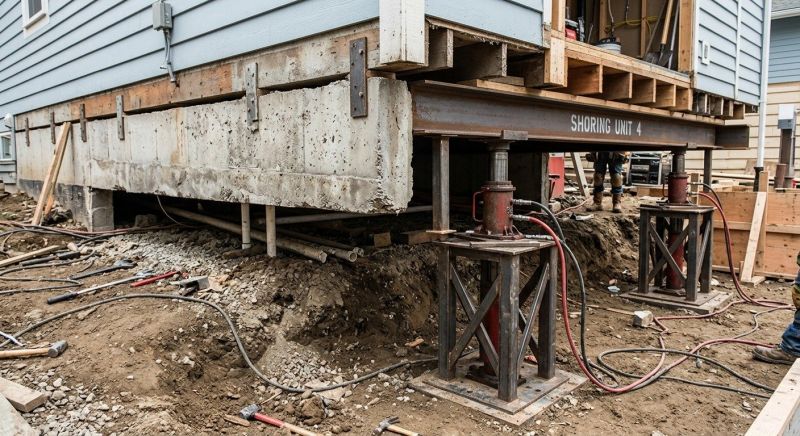Foundation Jacking in Tiger, GA