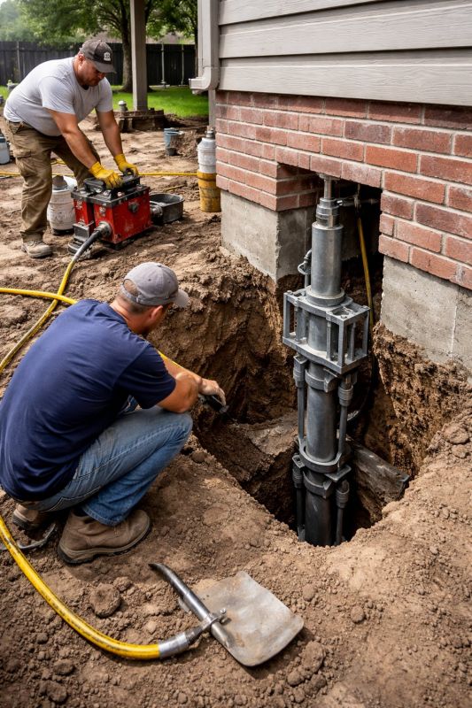 Foundation Pier Repair in Toccoa, GA