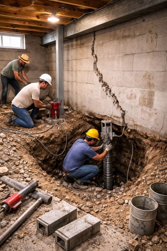 Foundation Structural Repair in Demorest, GA