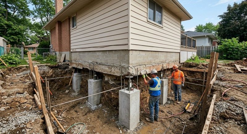 Foundation Underpinning in Toccoa, GA