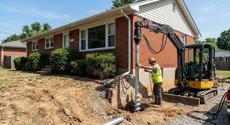 Helical Pile Installation in Toccoa, GA