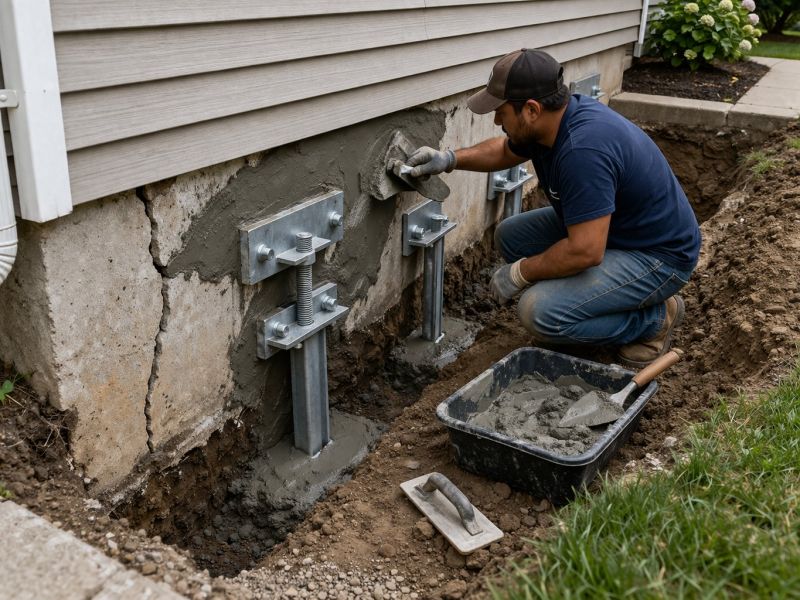 House Foundation Repair in Demorest, GA