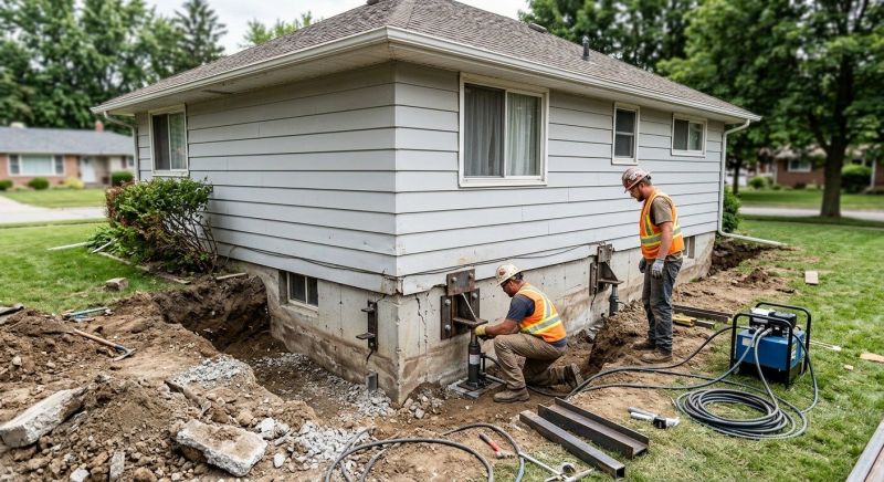 House Foundation Repair in Fair Play, SC