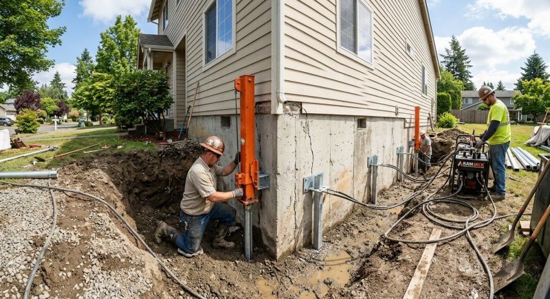 Sinking Foundation Repair in Fair Play, SC