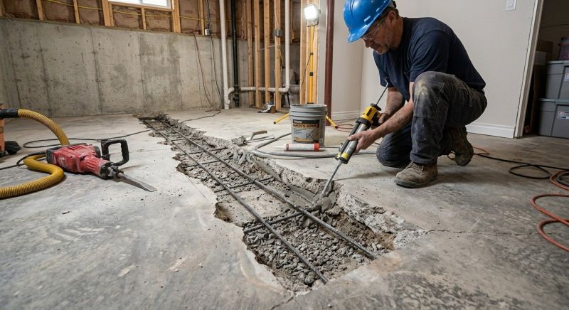 Slab Foundation Repair in Toccoa, GA