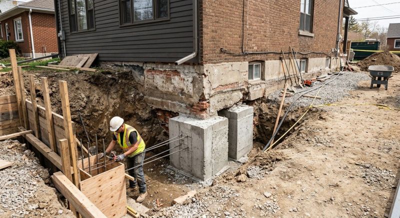 Structural Underpinning in Toccoa, GA