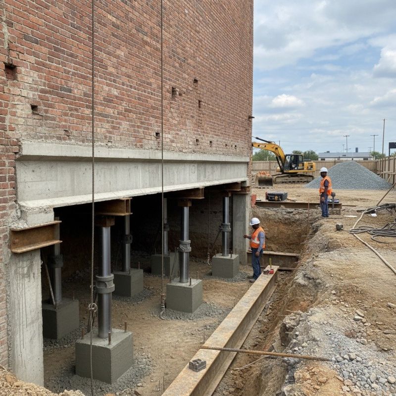 Structural Underpinning in Toccoa, GA