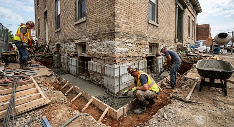 Underpinning Repair in Toccoa, GA